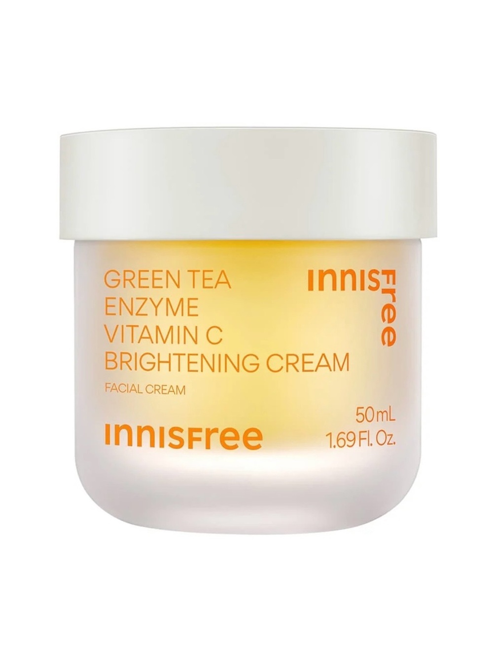 Innisfree Green Tea Enzyme Vitamin C Brightening Cream — White/Yellow